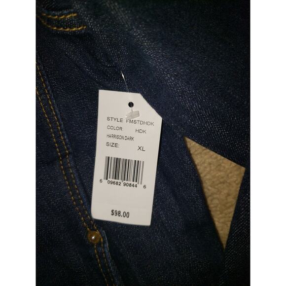 Big Star 1974 Dark Wash Stretch Denim Trucker Jacket Size XL MSRP: $98 - Picture 3 of 5